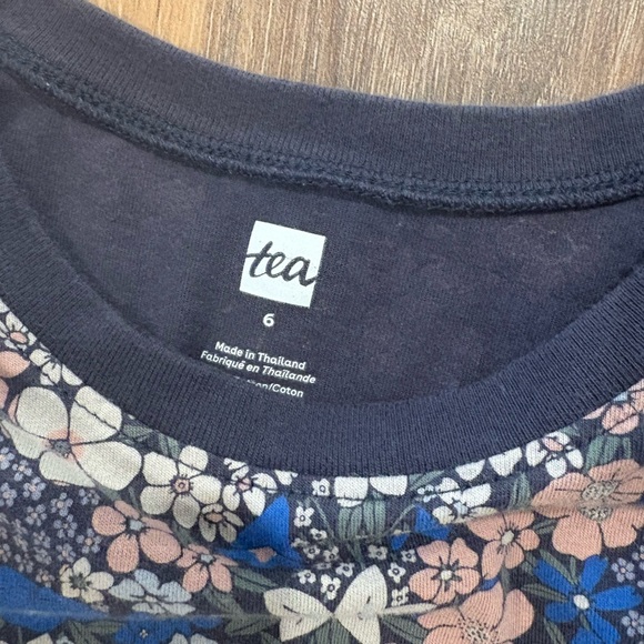 Tea Collection Ruffled Floral Tunic Shift Dress - Picture 2 of 2